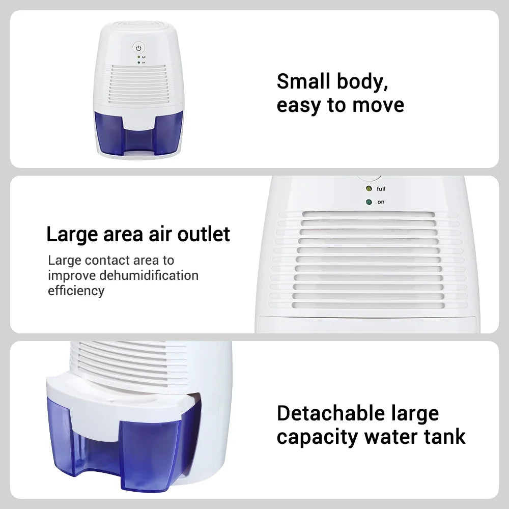 Portable Electric Dehumidifier Air Purifier