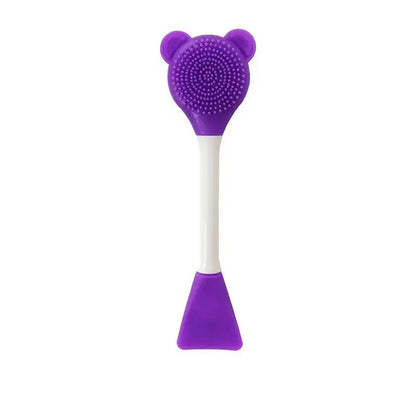 Double Head Facial Mask Brush Silicone