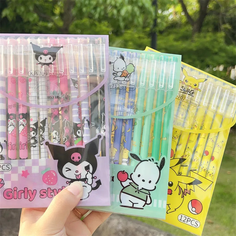 Sanrio Gel Pen12Pcs