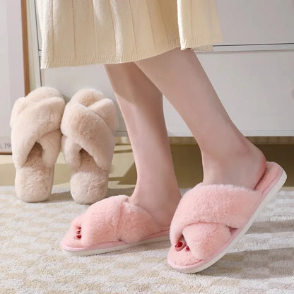 cotton slippers thick soled warm