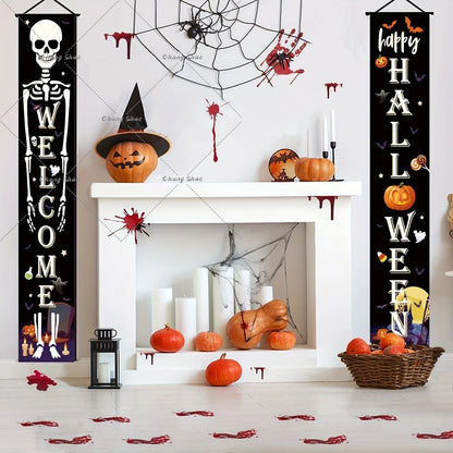 Halloween Hanging Door Curtain Banner
