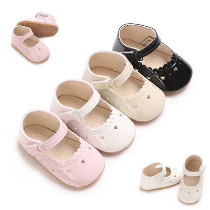 Shoes With Soft Rubber Sole Anti Slip 0-18M