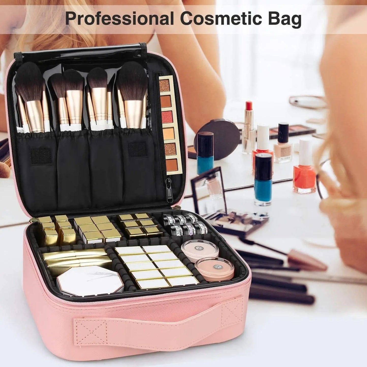 Makeup Train Case Bag