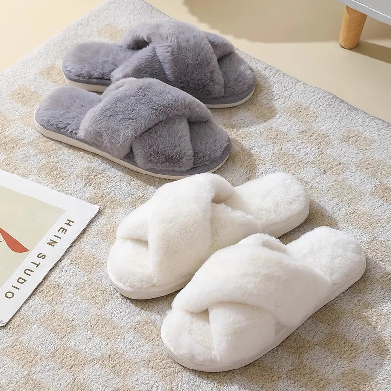 cotton slippers thick soled warm