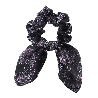 Set de 3 Scrunchies con Lazo – Estampado Floral