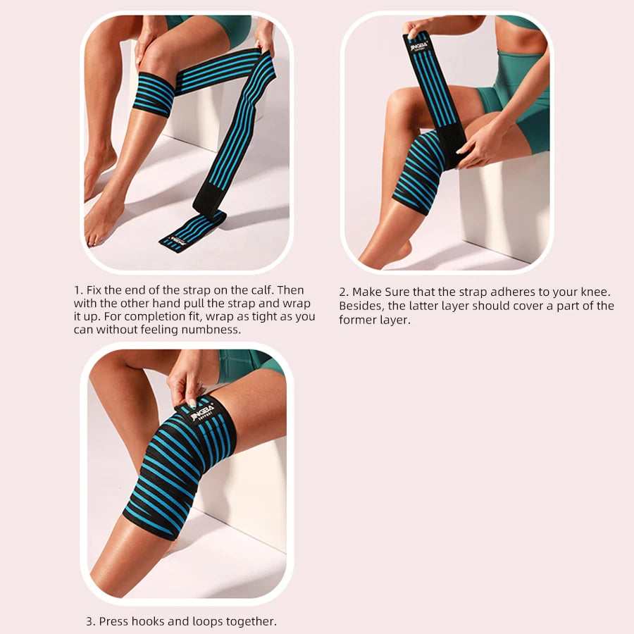 1 Pc Adjustable Elastic Knee Wraps