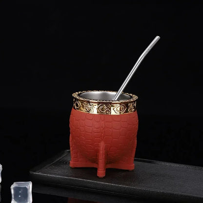 1PC tasses tasses per cafè Stainless Steel Double Wall Cup 200ml Insulated Tumbler Yerba Mate Tea Coffee Beer Drinking