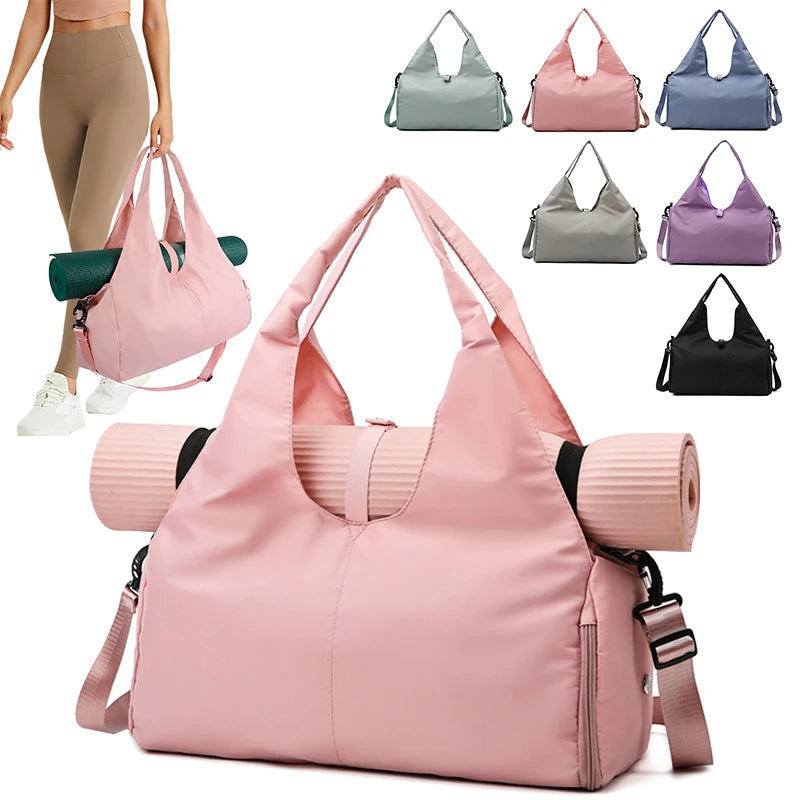 Sport Gym Bag Outdoor Waterproof Separate Space For Shoes Weeks Travel Duffel Bag For Swimming Leisure Travel Bag