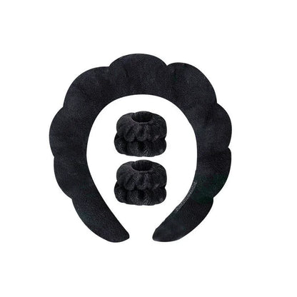 3pcs/lot women Sponge Spa Headband with Wristbands