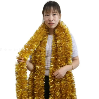 3 pcs Christmas Tinsel Garland Shiny