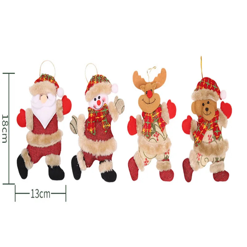4 pcs Christmas Tree Decorations