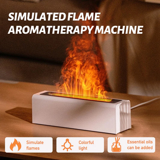 Fragrance Diffuser Flame Humidifier Home