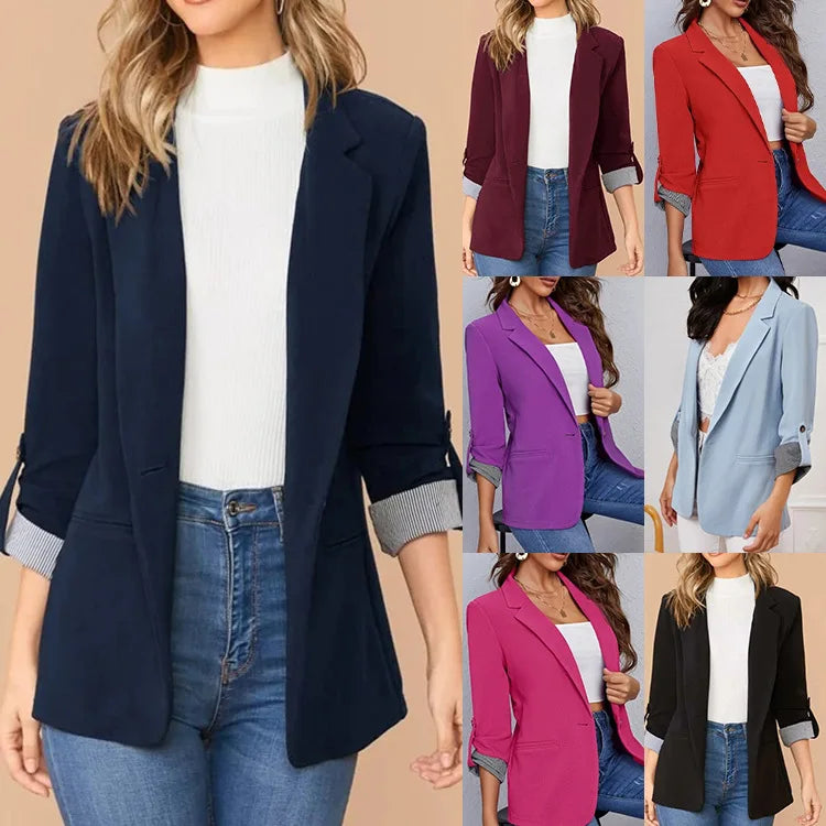 Cardigan Blazer Jacket Long Sleeve Casual