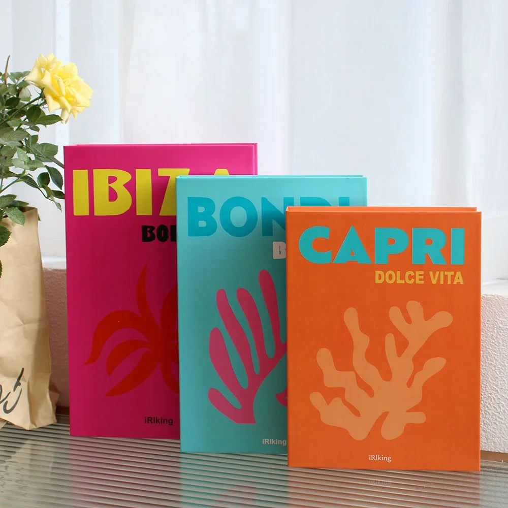 3-pack Luxurious Decoration Can Be Opened Book Box Bookshelf Decor Desk Decoration Living Room Photography Base Props Book Decor