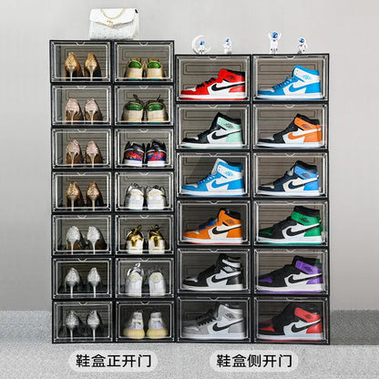 Transparent shoe box