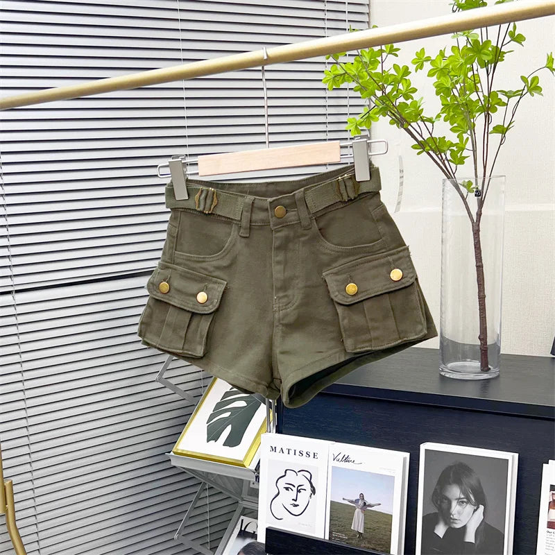 American Retro Workwear Denim Pants