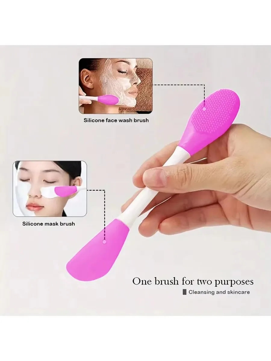 1Pc Double Head Silicone Mask Brush
