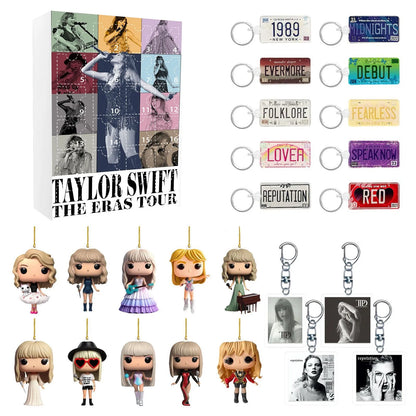 Christmas Advent Calendar Contains 24 Christmas Acrylic