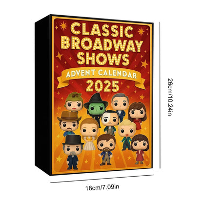 2025 Classic Broadway Shows Advent Calendar Christmas Advent Calendar 2025 2025 Advent Calendar for Broadway Fans Theater Lovers