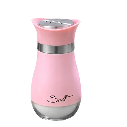 1PC Seasoning Shaker Glass Bottles Spices Storage Barbecue Condiment Jar Salt Pepper Boxes for Kitchen Gadget Tools Organizer