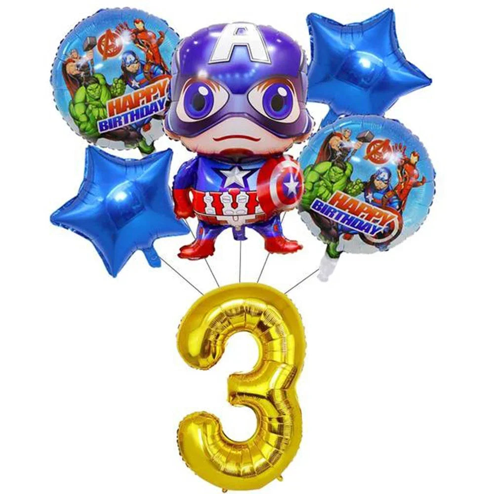 Super Hero Avengers Kid Decor Birthday