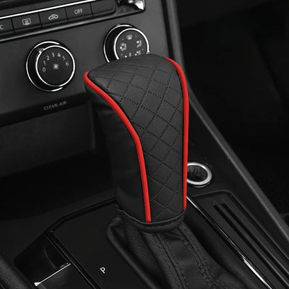High Quality Car Shift Handle Cover PU Leather Non-slip Wear-resistant Universal Car Automatic Gear Sheath Car Decoration
