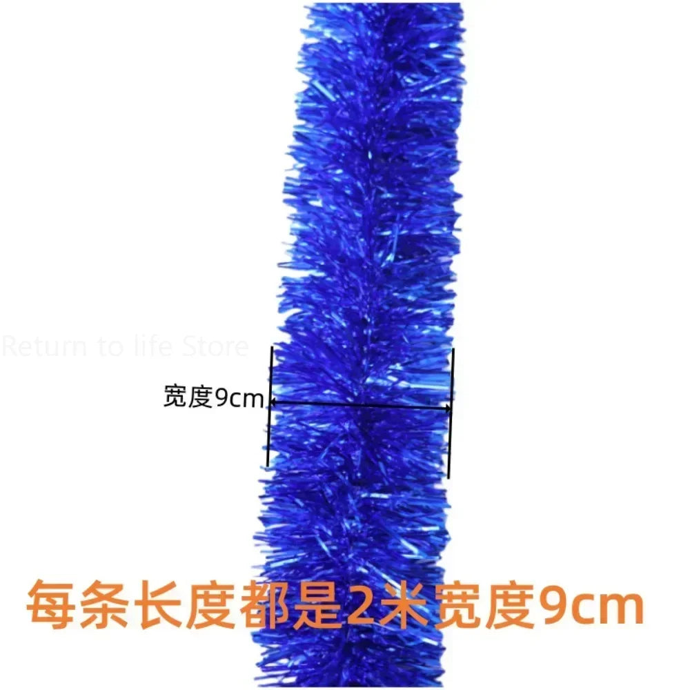 3 pcs Christmas Tinsel Garland Shiny