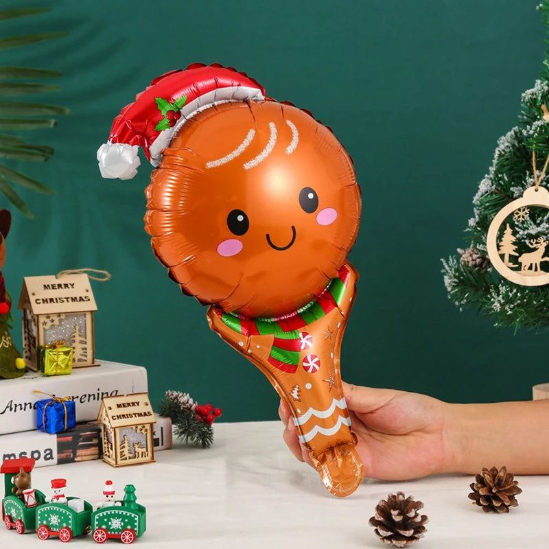 5/10 PCS Christmas Handheld Balloons