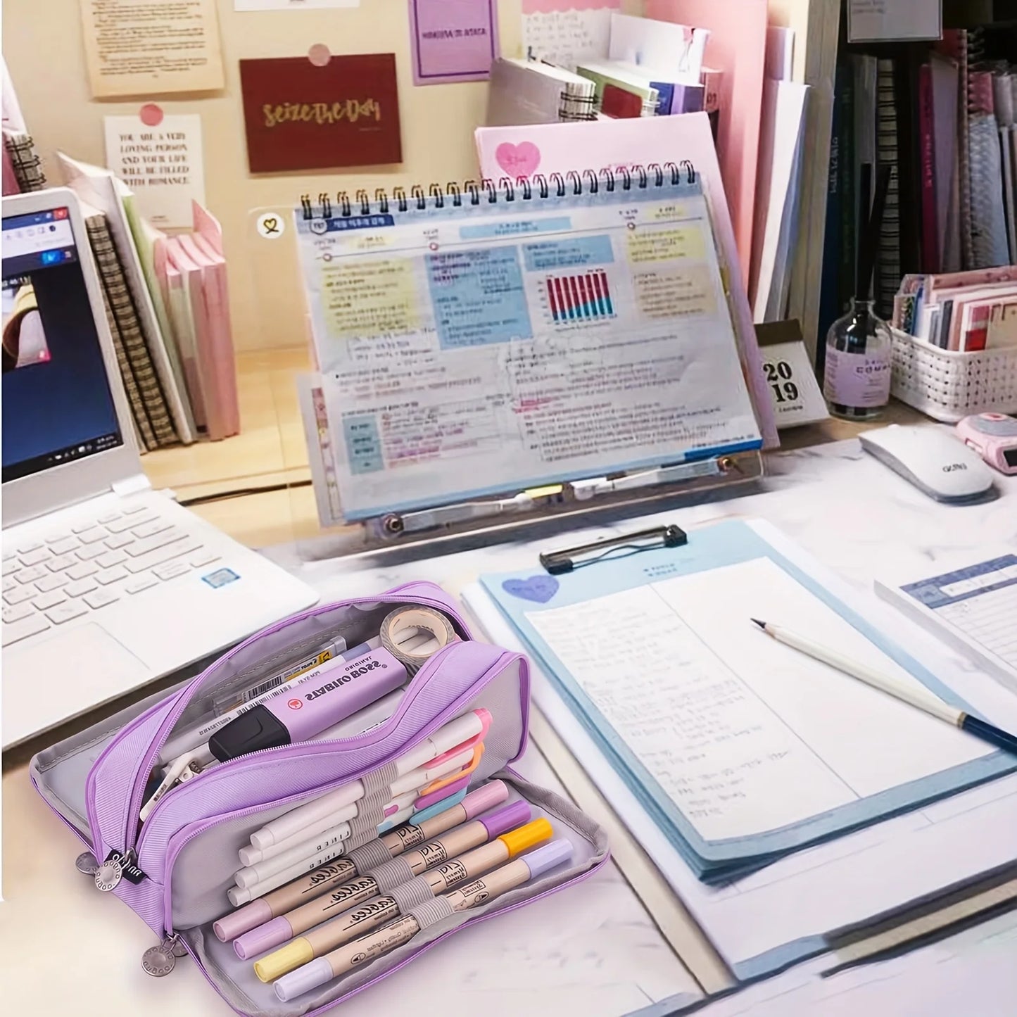 Estuche de 3 Niveles – Organizador de Lápices