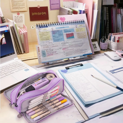 Estuche de 3 Niveles – Organizador de Lápices