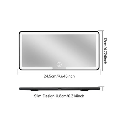 LED Car Makeup HD Mirror Sunshade