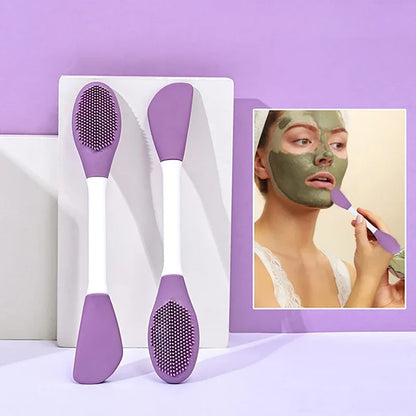 1Pc Double Head Silicone Mask Brush