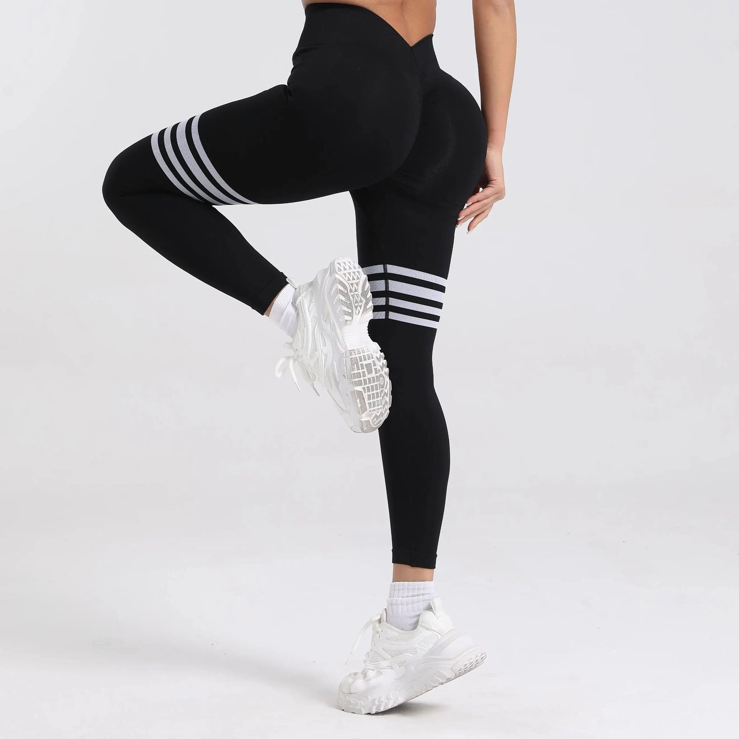 Leggings Deportivos Mujer – Push-Up y Líneas Decorativas