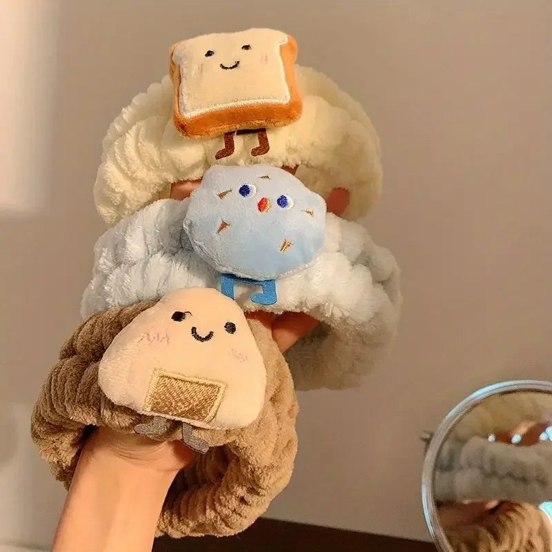 Cute Face Wash Hair Tie Wrist