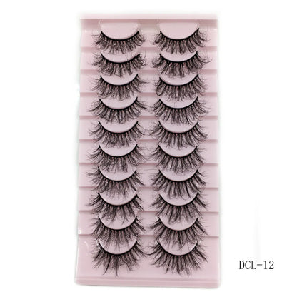 New 10 Pairs 3D Mink Eyelashes