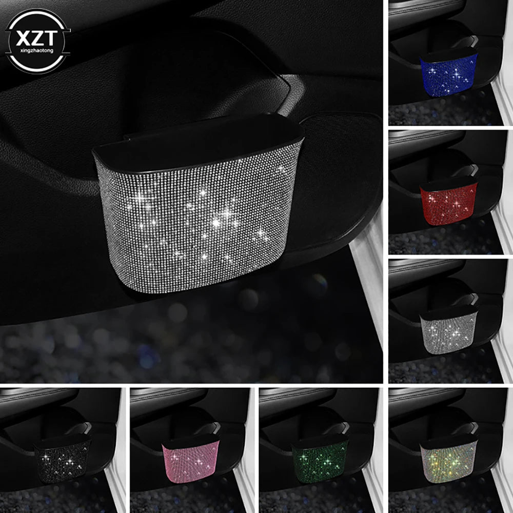 Papelera de Coche Cuadrada con Tapa de Presión