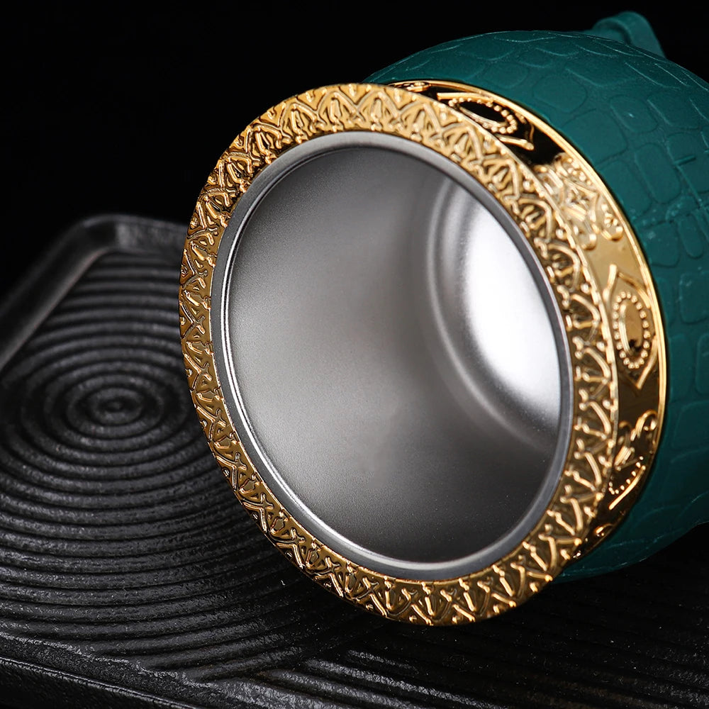 Premium Handmade Leather-Wrapped 180ml