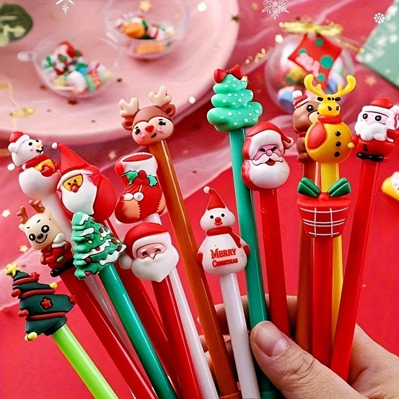 10pcs Cartoon Christmas Pens