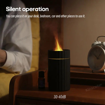 Car Diffuser Flame Humidifier Essential Oil