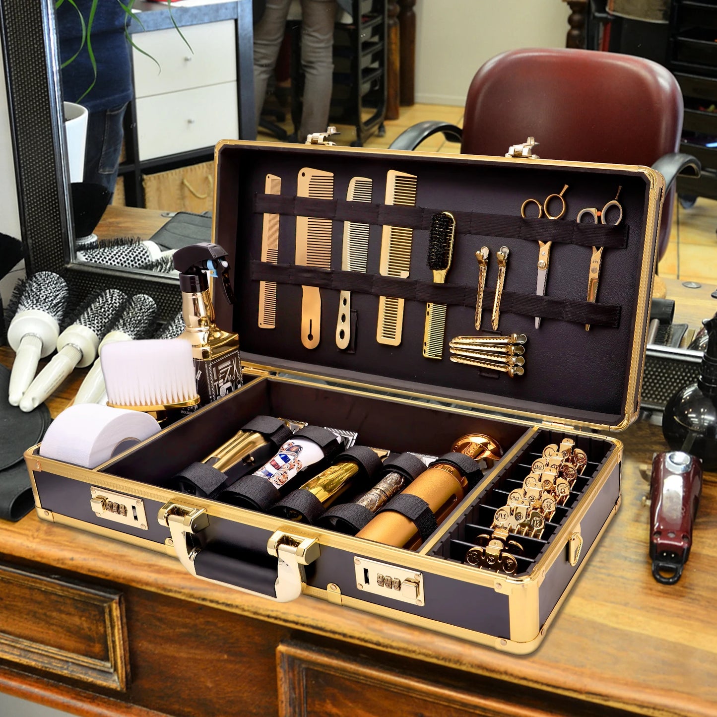 Maletín Profesional para Herramientas de Barbería y Peluquería 💈