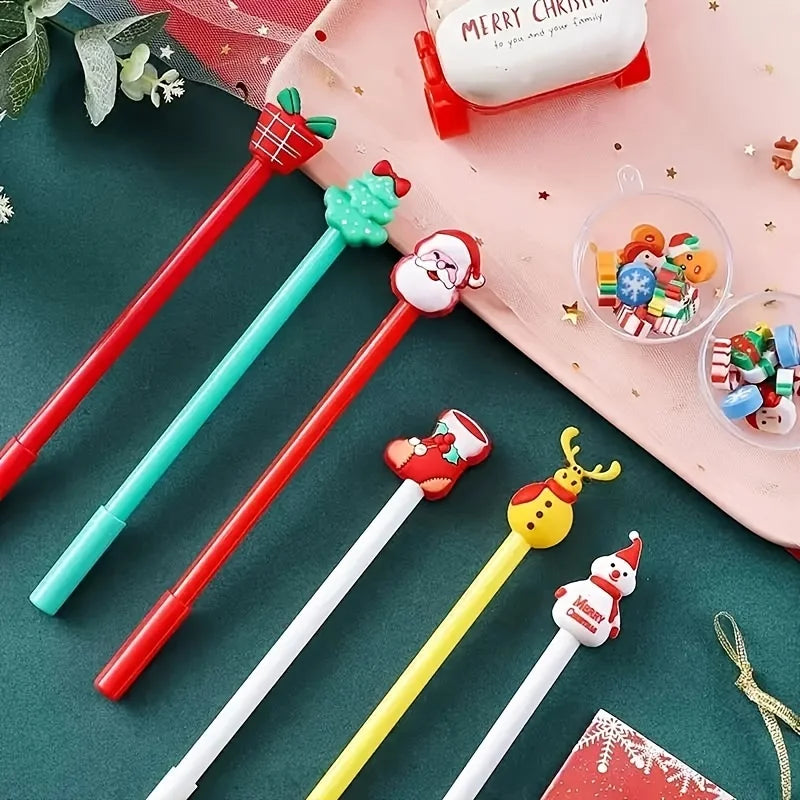 10pcs Cartoon Christmas Pens