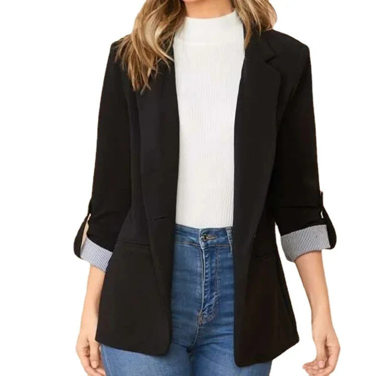 Cardigan Blazer Jacket Long Sleeve Casual