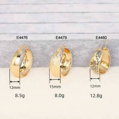 2025 New European and American U-shaped Ear Buckle Women's Texture Design Light Luxury Flower Niche Accessories