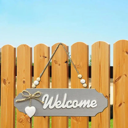 Welcome Sign For Wall Wood Welcome Sign Home Decor Lliure Design Wall Wall Decor Holiday Hotels Ornament All Season