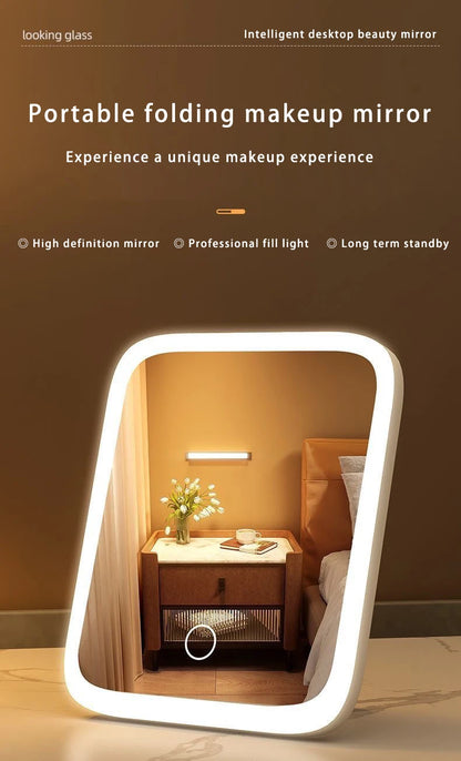 Espejo de Maquillaje LED con Luz Regulable