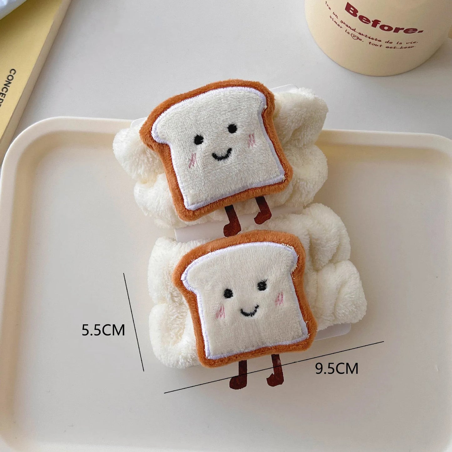 Cute Face Wash Hair Tie Wrist