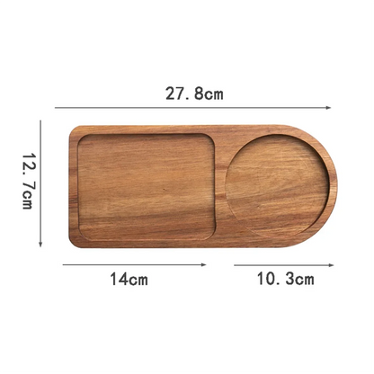 Coffee Tray Wooden Plate