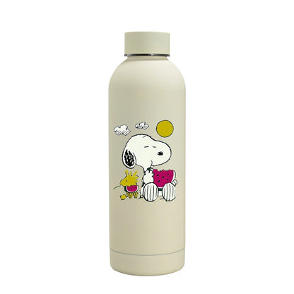 Snoopys Fashion Thermos Bottle Stainless Steel Vacuum Cup Travel Camping Keep Hot Cold Drink Insulated Mug Women Birthday Gifts
