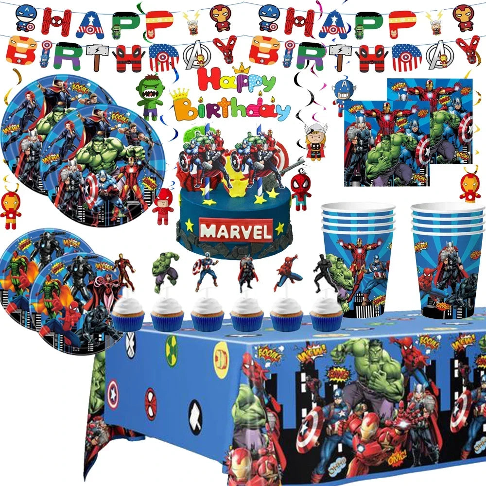 Super Hero Avengers Kid Decor Birthday
