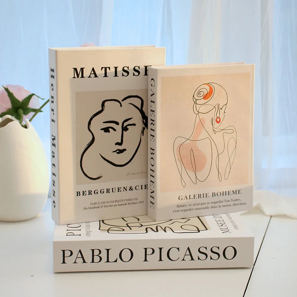 3-pack Luxurious Decoration Can Be Opened Book Box Bookshelf Decor Desk Decoration Living Room Photography Base Props Book Decor